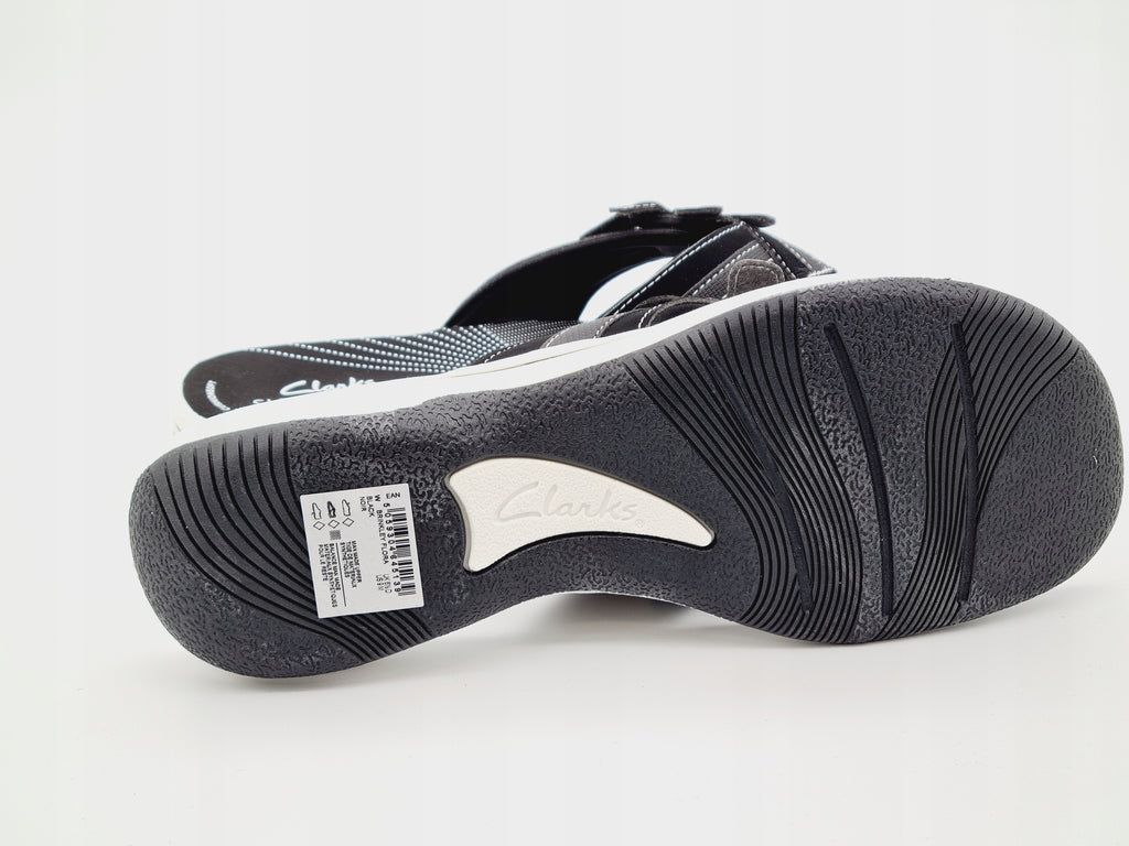 Japonki Clarks Brinkley Flora Czarne Rozm 40