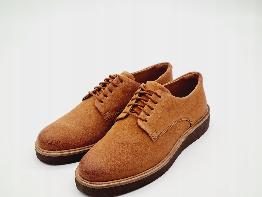 Mokasyny Clarks Baille Stitch Skórzane Brązowe 37