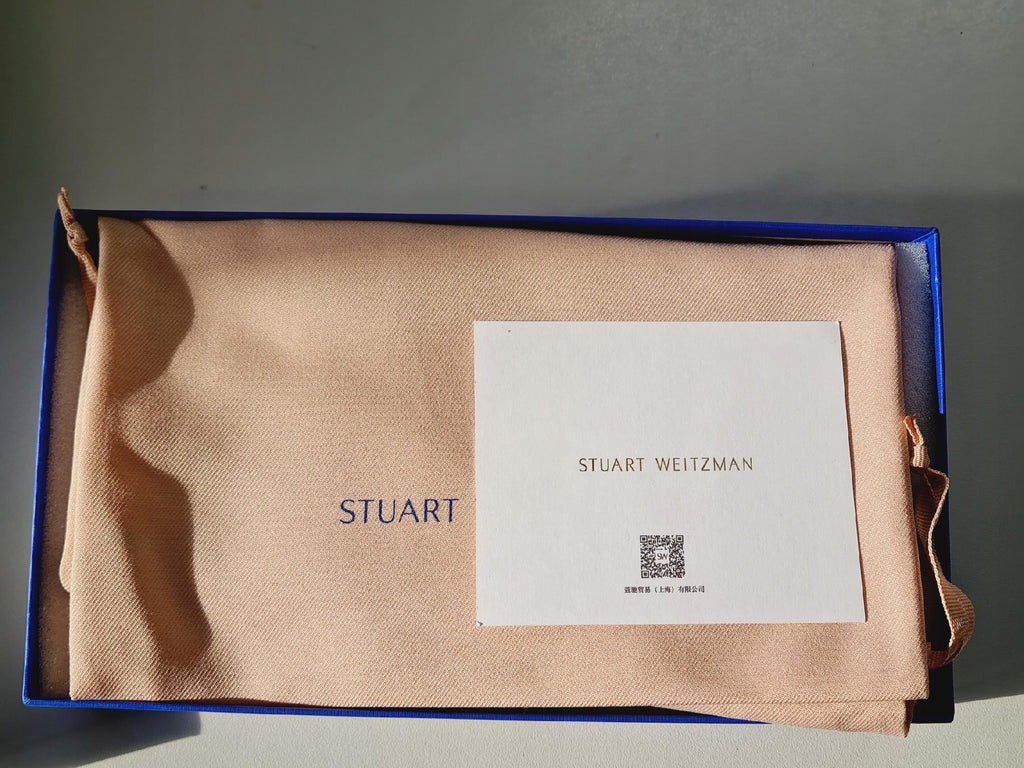Sandały STUART WEITZMAN Soiree Sleek 50 r 35.5 Crystal