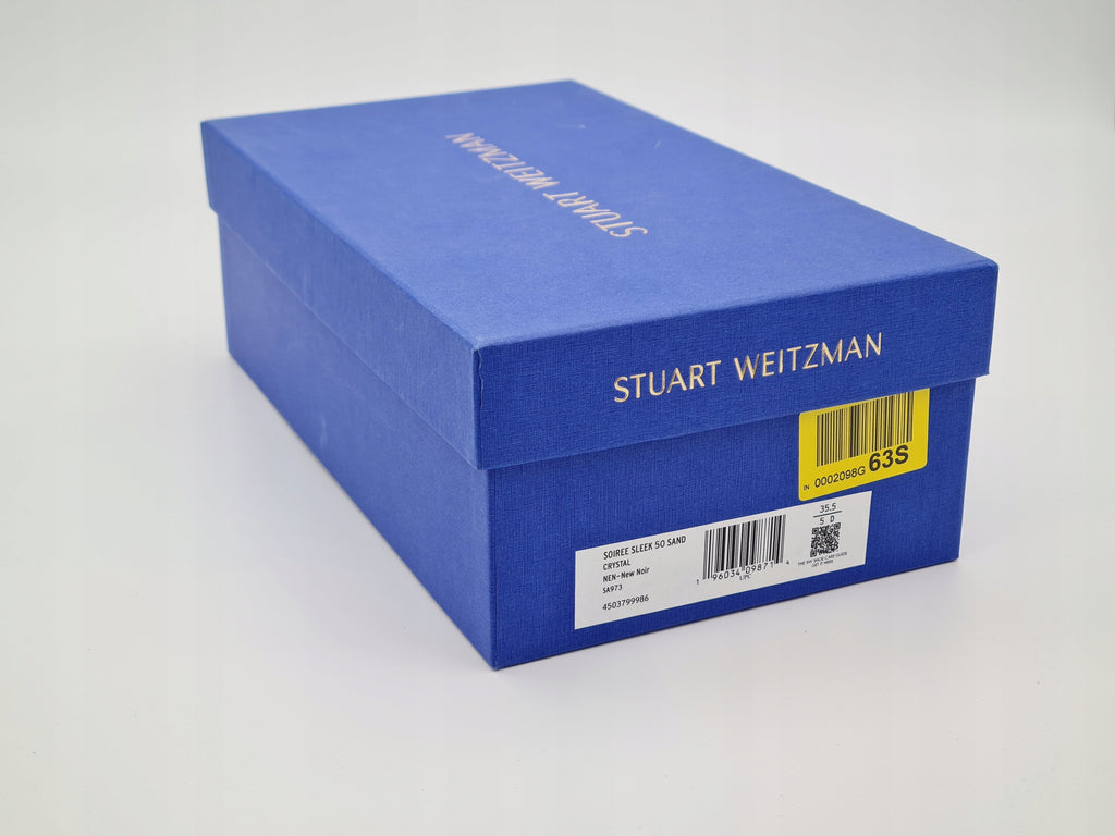 Sandały STUART WEITZMAN Soiree Sleek 50 r 35.5 Crystal