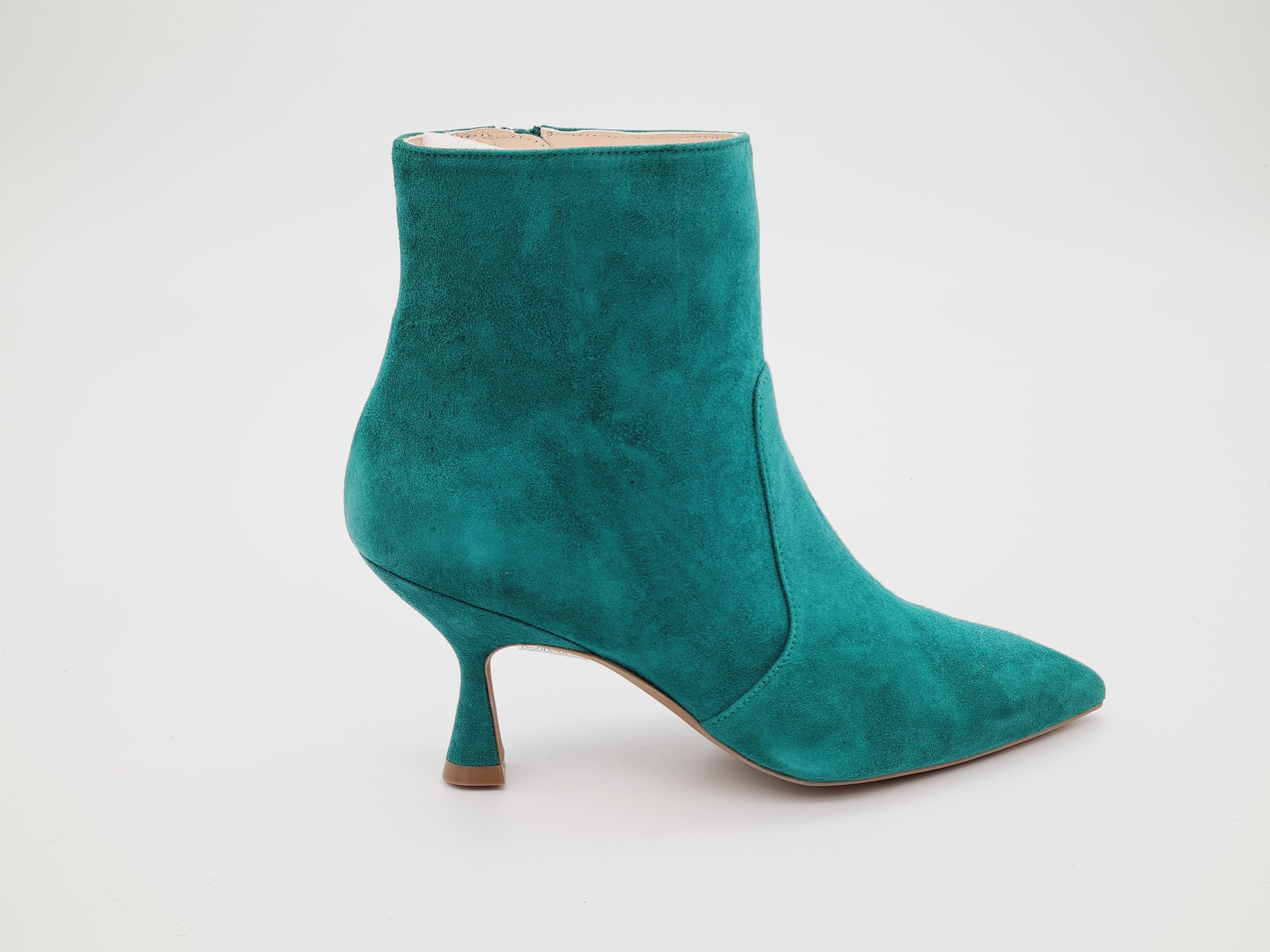 Botki STUART WEITZMAN Melena 75 Zielone Zamsz r.37