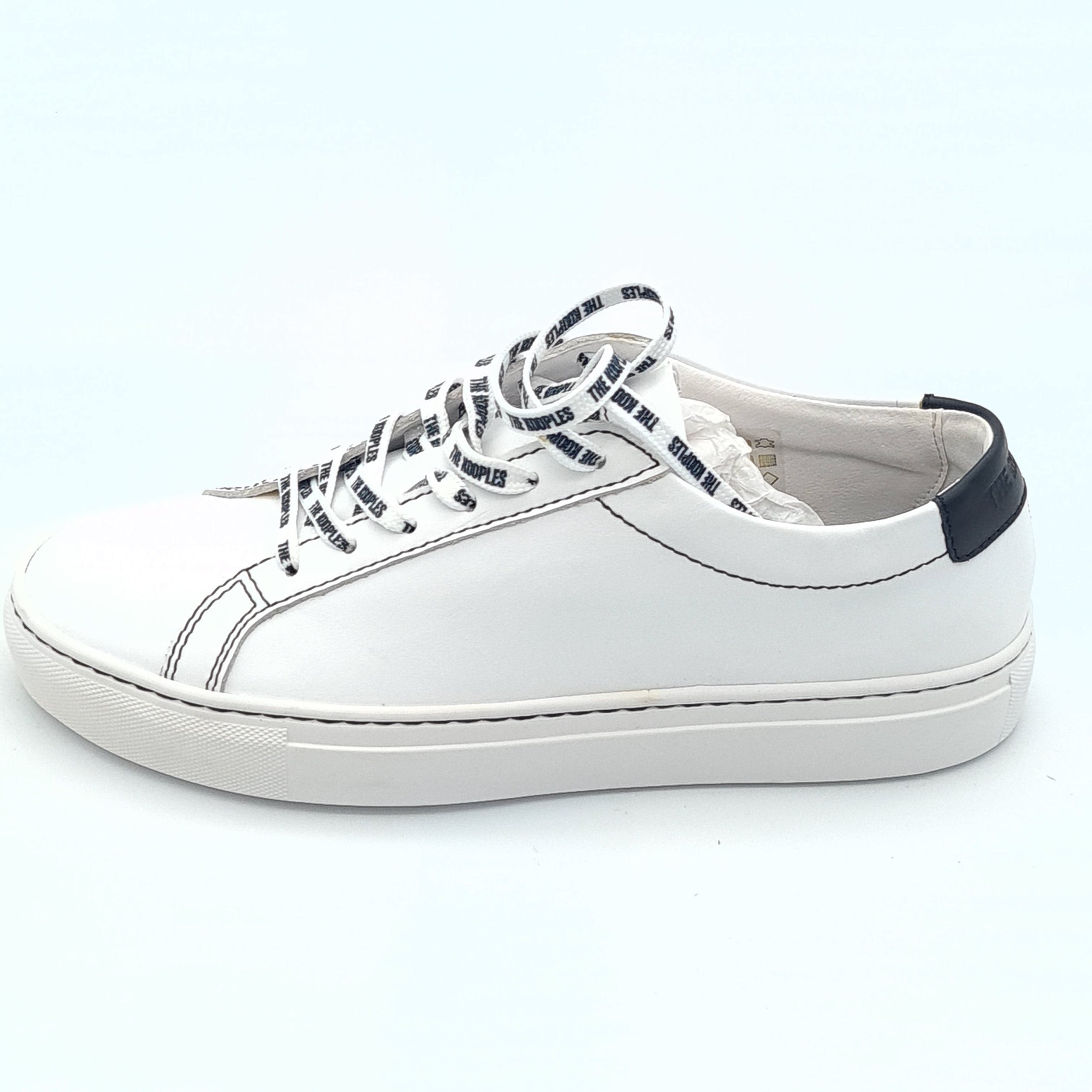 The Kooples Skórzane Sneakersy Damskie Białe 38 Outlet