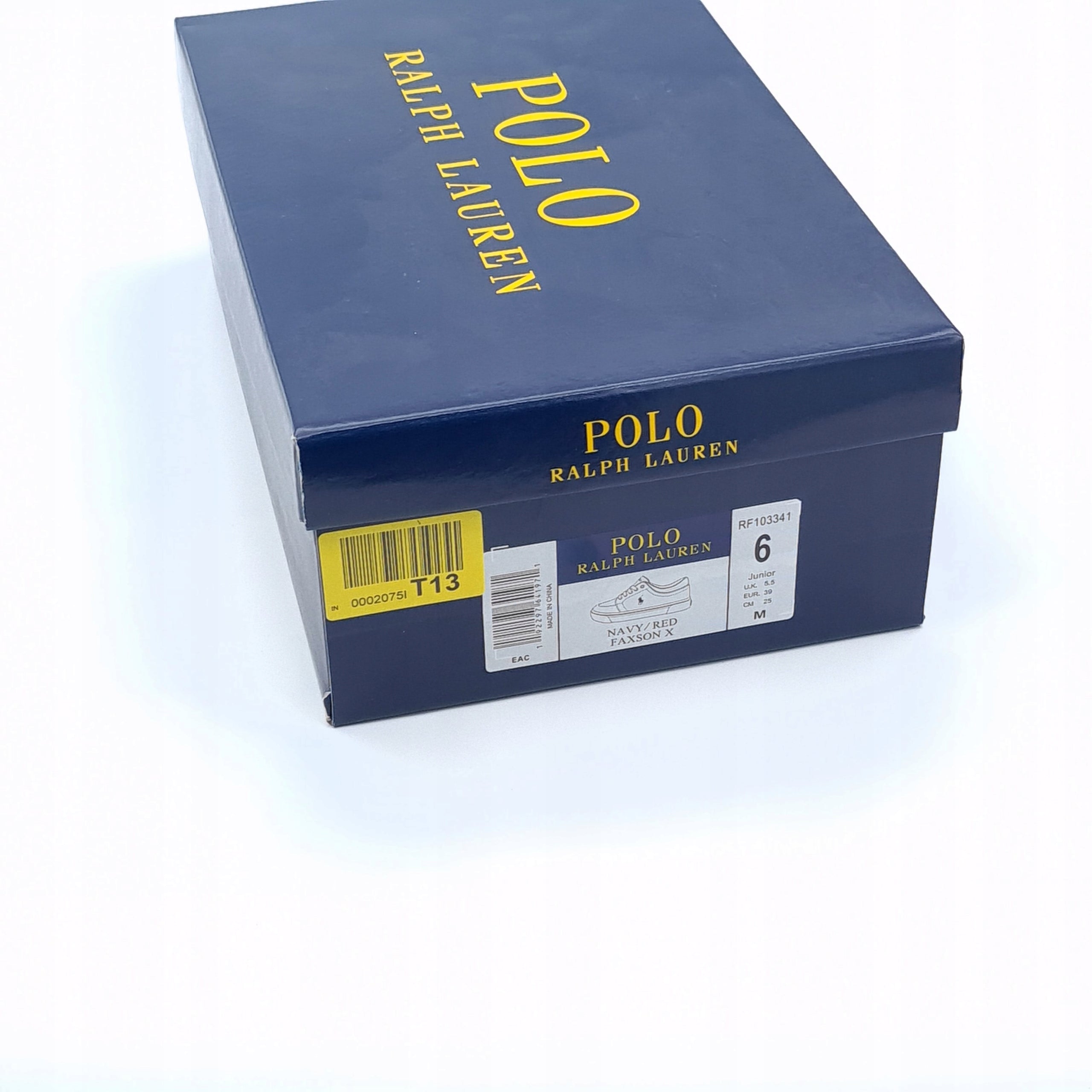 POLO RALPH LAUREN FAXSON X Trampki Młodzieżowe Navy 39